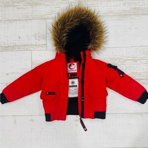 Kids unisex Canada weather gear jacket 4t